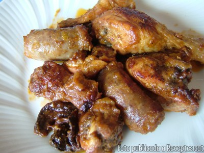 Recepta de cuina de “Platillo” de pollastre amb bolets