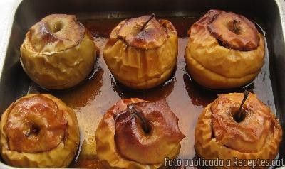 Recepta de cuina de Pomes al forn