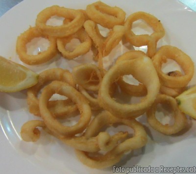 Recepta de cuina de Calamars frescos a l'andalusa