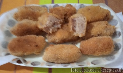 Recepta de cuina de Croquetes de pernil fàcils