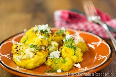 Recepta de cuina de Coliflor al forn