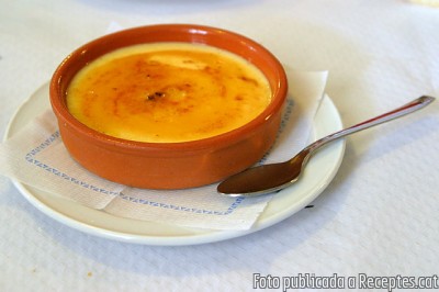 Recepta de cuina de Crema catalana cremada