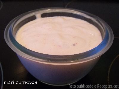 Recepta de cuina de Mousse de formatge i iogurt de fruits vermells