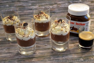 Recepta de cuina de Exprés amb nutella i mascarpone