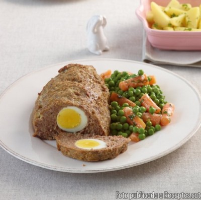 Recepta de cuina de Fals pastel de llebre amb ous durs