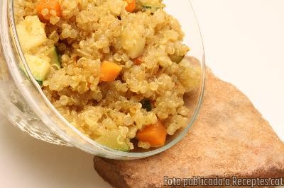 Recepta de cuina de Quinoa amb verdures