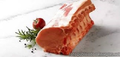 Recepta de cuina de Costelles de Porc en un Tros,  a baixa temperatura