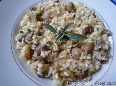 Recepta de cuina de Risotto de castanyes