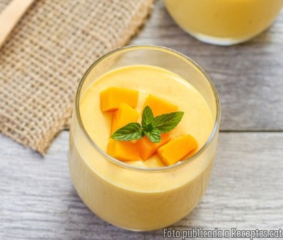 Recepta de cuina de Postres de mango