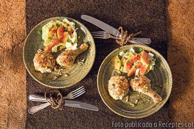 Recepta de cuina de Pollastre amb crosta de coco