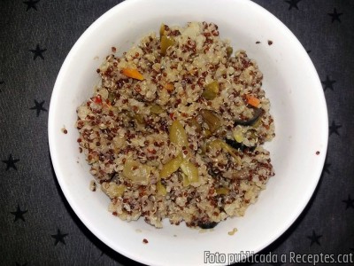Recepta de cuina de Quinoa amb hortalisses