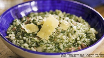 Recepta de cuina de Risotto amb espinacs