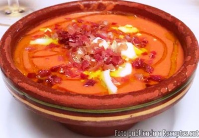 Recepta de cuina de Salmorejo a l'estil d'Arenys de Munt