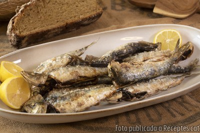 Recepta de cuina de Sardines a la fregidora d'aire