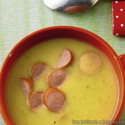 Recepta de cuina de Sopa de patates amb llet