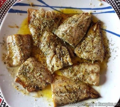 Recepta de cuina de Verat amb herbes aromàtiques al microones
