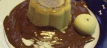 Panna cotta de cafè amb salsa de xocolata